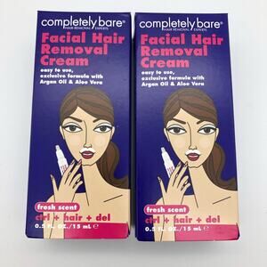 Completely Bare Facial Hair Remover Loy of 2 - New